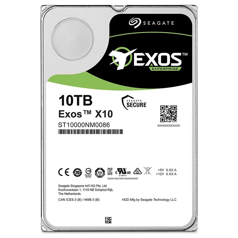 هارد دیسک اینترنال 10 ترابایت سیگیت EXOS ST10000NM0086