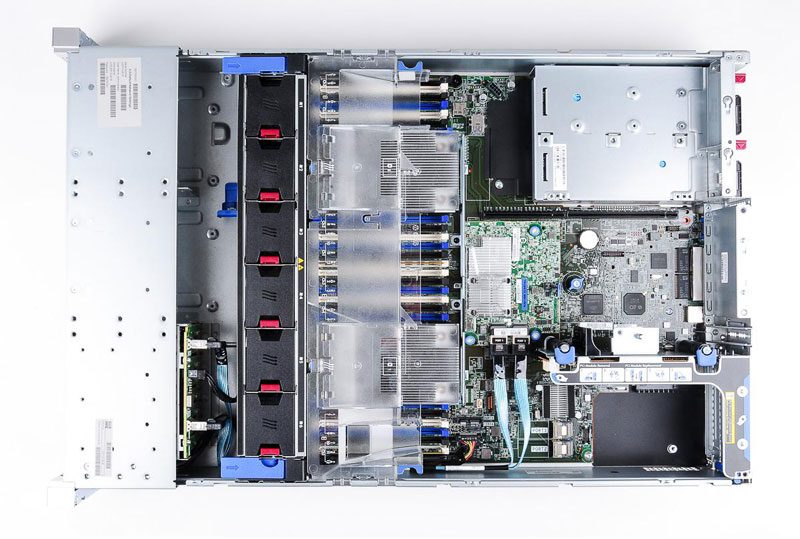 سرور HP DL380 G9 8SFF همراه پردازنده 2620 و رم 32 گیگ رامان سرور