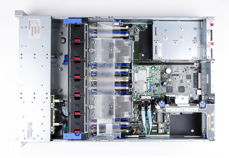 سرور اچ پی HPE DL380 G9 8SFF همراه CPU 2620-V3 و RAM 64GB در رامان سرور